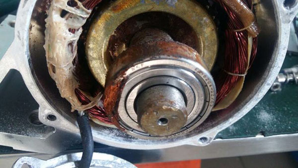 电机进水受潮的维修方法分享