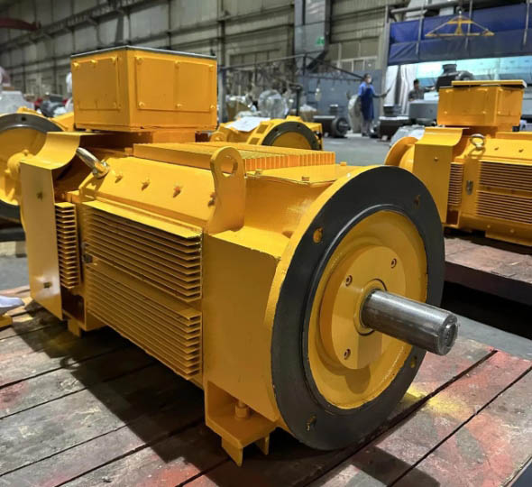 图为西安西玛高压电机照片